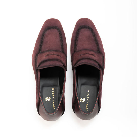 Suave Burgundy Suede